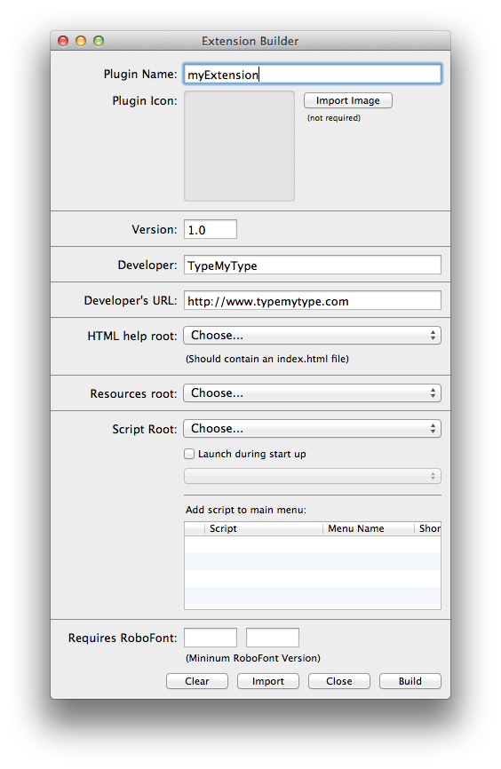 Building Extensions • RoboFont
